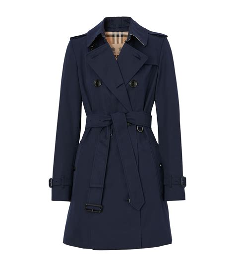 Trench Heritage Chelsea corto (Blu carbone) 